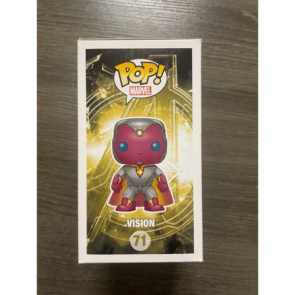 Funko Pop! Vinyl: Marvel - Vision - (Metallic) - FYE (Exclusive) #71 - Picture 4 of 6